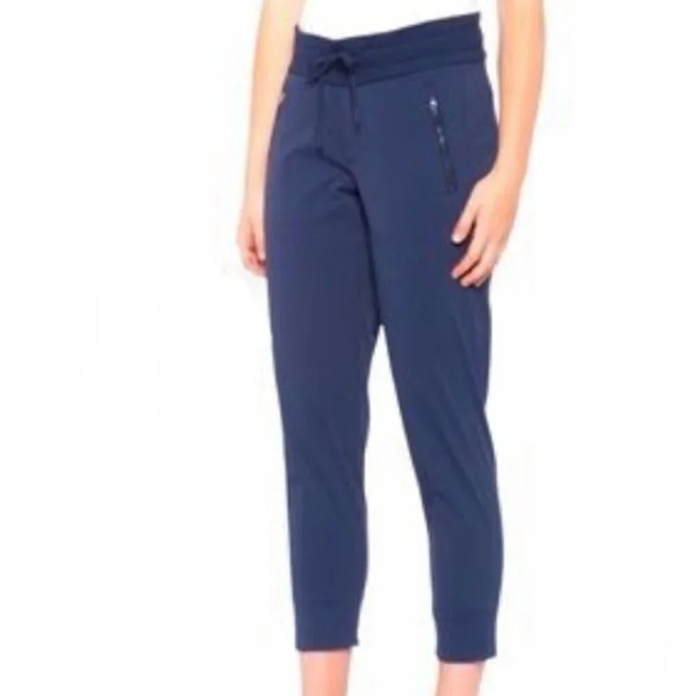 Vina Womens Size  Small Nylon Drawstring Black Jogger